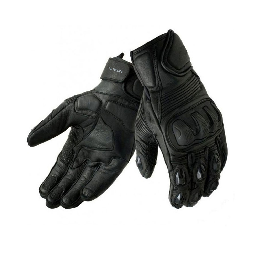 Blade Short Leather Gloves
